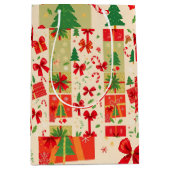 feestelijke kerst medium cadeauzakje (Voorkant)