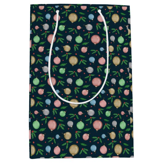 feestelijke kerst medium cadeauzakje (Voorkant)