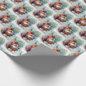 feestelijke kerst met engelse feestdag cadeaupapier (Hoek)