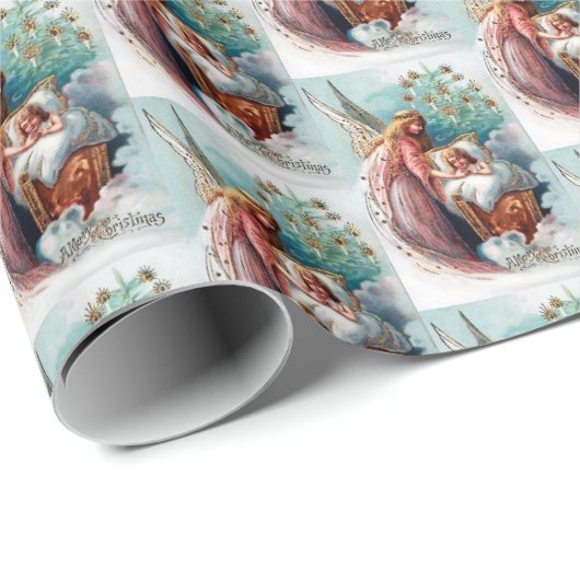 feestelijke kerst met engelse feestdag cadeaupapier (Rol Hoek)