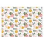 Feestelijke Kerst met groene, gouden, roze accente Tafelkleed (Voorkant (Horizontaal))