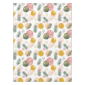 Feestelijke Kerst met groene, gouden, roze accente Tafelkleed (Voorkant)