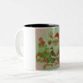 Feestelijke kerst Mok cadeau – Cheer in elk slokje (Voorkant links)