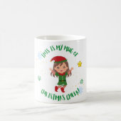 Feestelijke Kerst Mok: Schattig Elf Design voor u Koffiemok (Center)