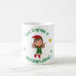 Feestelijke Kerst Mok: Schattig Elf Design voor u Koffiemok