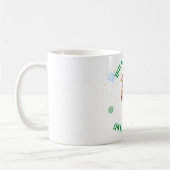 Feestelijke Kerst Mok: Schattig Elf Design voor u Koffiemok (Links)