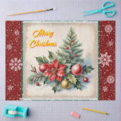 Feestelijke Kerst Mooi Oud Collectie Tissuepapier (Craft)