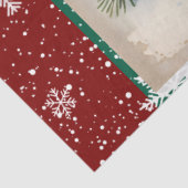 Feestelijke Kerst Mooi Oud Collectie Tissuepapier (Detail)