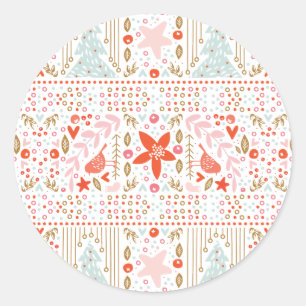 Feestelijke Kerst Mooie Vakantie Sticker
