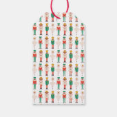 Feestelijke Kerst Notenkraker Ballerina Cadeaulabel (Achterkant)