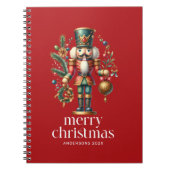 Feestelijke Kerst Notenkraker Custom Photo Notitieboek (Voorkant)