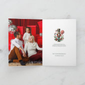 Feestelijke kerst notenkraker foto kaart (Binnen)