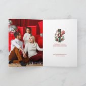 Feestelijke kerst notenkraker  kaart (Binnen)