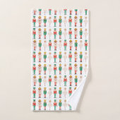 Feestelijke kerst Notenkraker Kerstmis Bad Handdoek (Handdoek)