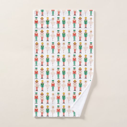 Feestelijke kerst Notenkraker Kerstmis Bad Handdoek (Handdoek)