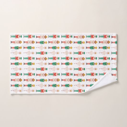 Feestelijke kerst Notenkraker Kerstmis Bad Handdoek (Handdoek)