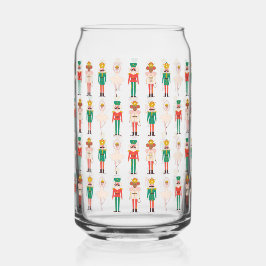 Feestelijke kerst Notenkraker Kerstmis Blikvorm Glas