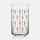 Feestelijke kerst Notenkraker Kerstmis Blikvorm Glas (Achterkant)