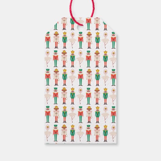 Feestelijke kerst Notenkraker Kerstmis Cadeaulabel (Achterkant)