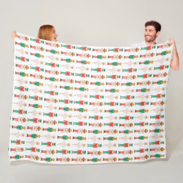 Feestelijke kerst Notenkraker Kerstmis Fleece Deken