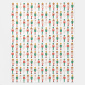 Feestelijke kerst Notenkraker Kerstmis Fleece Deken (Voorkant)