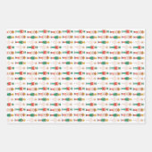 Feestelijke kerst Notenkraker Kerstmis Inpakpapier Vel (Voorkant 2)