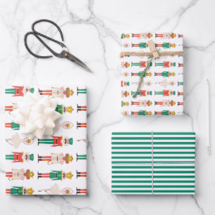 Feestelijke kerst Notenkraker Kerstmis Inpakpapier Vel