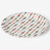 Feestelijke kerst Notenkraker Kerstmis Papieren Bordje (Gekanteld)