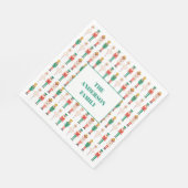 Feestelijke kerst Notenkraker Kerstmis Servet (Hoek)