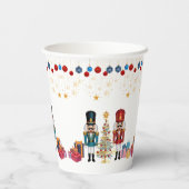 Feestelijke kerst Notenkraker Ornamenten Baby show Papieren Bekers (Achterkant)