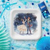 Feestelijke kerst notenkraker party Papier Papieren Bordje (Feest)