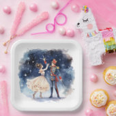 Feestelijke kerst notenkraker party Papier Papieren Bordje (Feest)