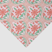 Feestelijke Kerst Ornamenten Patroon Tissuepapier (Detail)