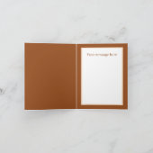 Feestelijke Kerst peperkoek huis voeg bericht toe Feestdagen Kaart (Binnen)