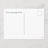 Feestelijke kerst polair beer bericht toevoegen feestdagenkaart (Achterkant)