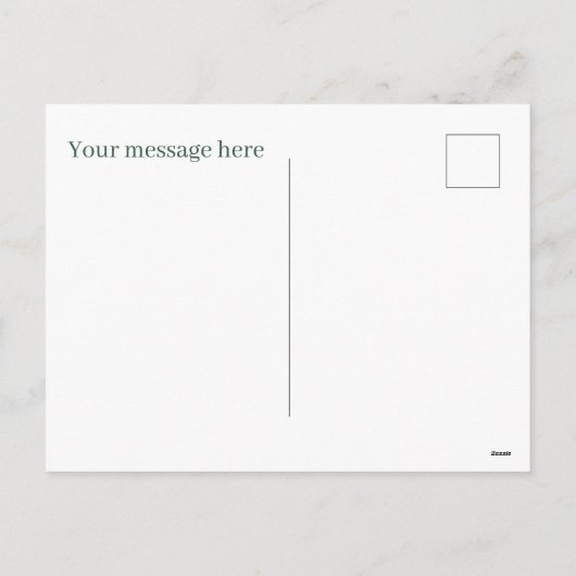 Feestelijke kerst polair beer bericht toevoegen feestdagenkaart (Achterkant)