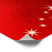 feestelijke kerst poster (Hoek)