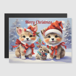 Feestelijke Kerst Puppies Vakantie