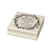 Feestelijke Kerst Rubberstempel (Stempel)