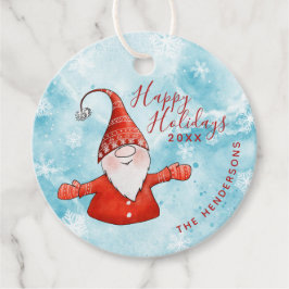 Feestelijke Kerst Schattigeste Prettige feestdagen Bedankjes Labels