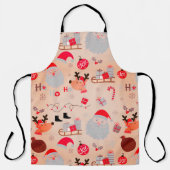 feestelijke kerst schort (Voorkant)