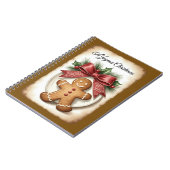 Feestelijke Kerst Schrijfjournaal Notitieboek (Linkerzijde)