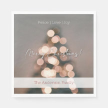 Feestelijke Kerst Servet – Warm Kerst ontwerp