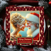 Feestelijke Kerst Servetten Rood Goud Groen Ontwer