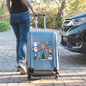 Feestelijke Kerst Set Sticker (Koffer Insitu)