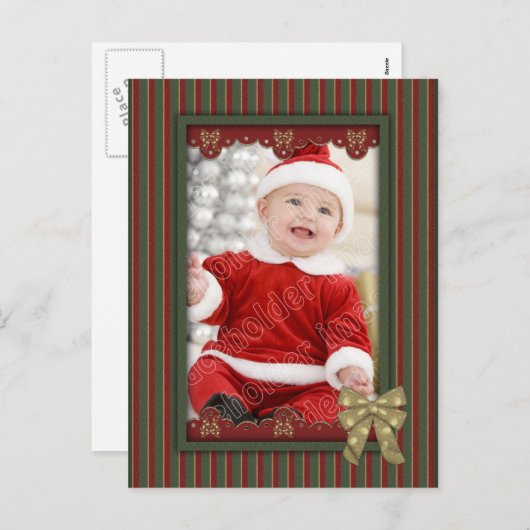 Feestelijke Kerst Sjabloon (Voorkant / Achterkant)