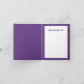 Feestelijke kerst sneeuwpop aanpasbaar feestdagen kaart (Binnen)