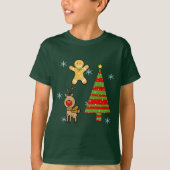 feestelijke kerst t-shirt (Voorkant)