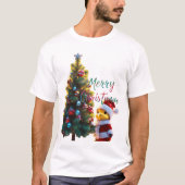 Feestelijke kerst T-shirt: vieren in stijl! T-shirt (Voorkant)