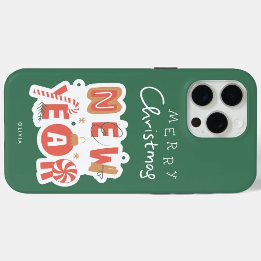 Feestelijke Kerst Telefoon Case Collectie – Gezell (Achterkant (horizontaal))